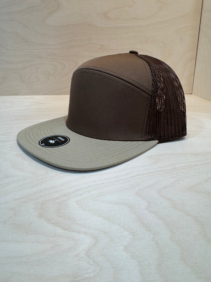 Canvas/Mesh+7 Panel FlatBill