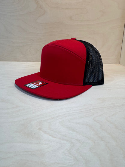 Canvas/Mesh+7 Panel FlatBill