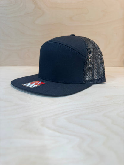 Canvas/Mesh+7 Panel FlatBill