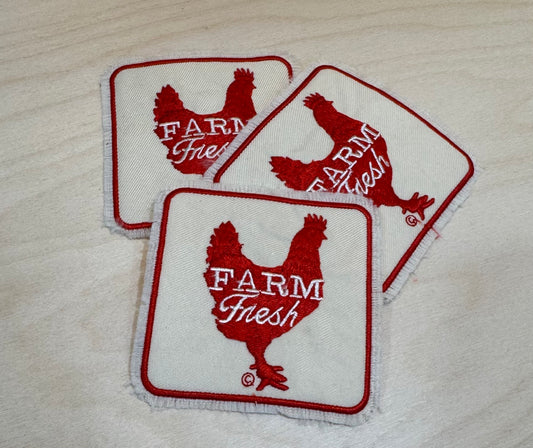 Farm Fresh Embroidered Patch