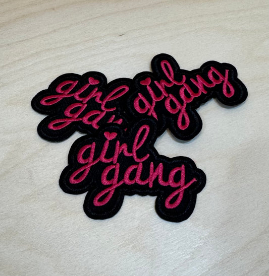 Girl Gang Embroidered Patch