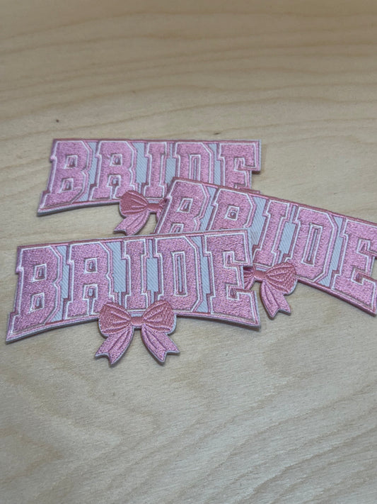 Bride Embroidered Patch