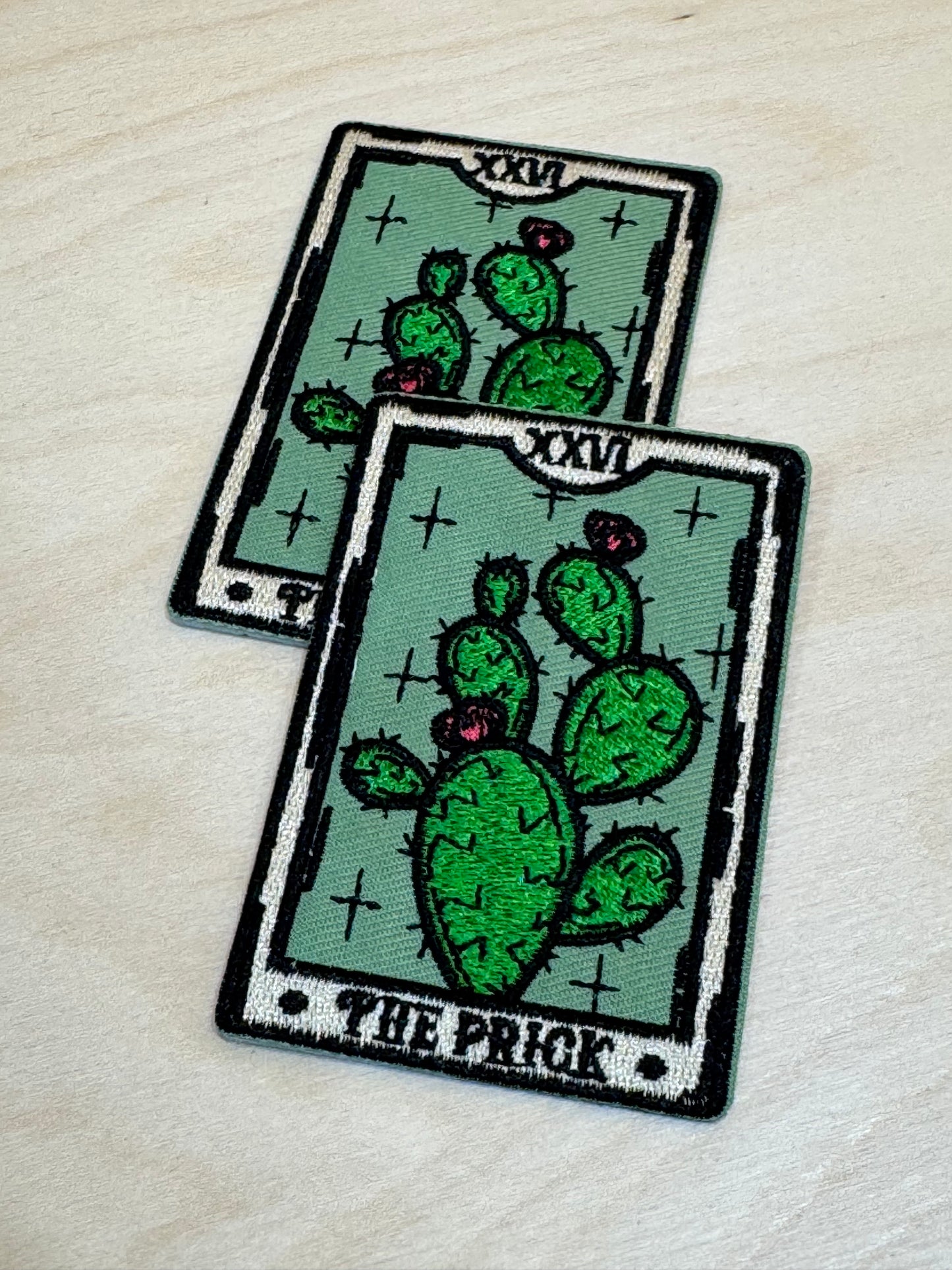 Taro Card Embroidered Patch
