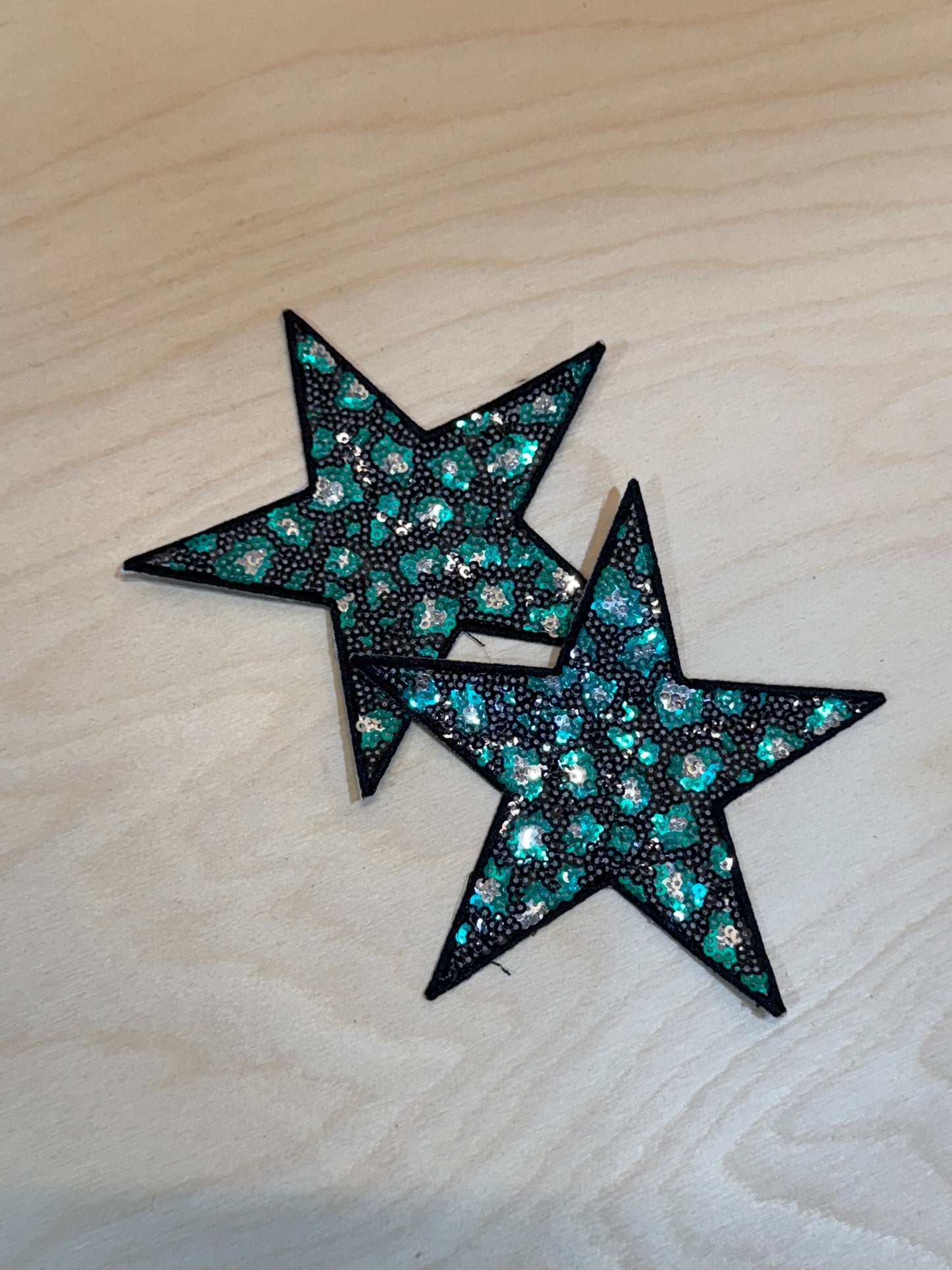 5" Stars Embroidered Patches
