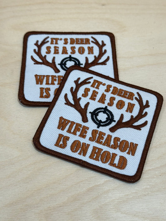 Deer Season Embroidered Patch