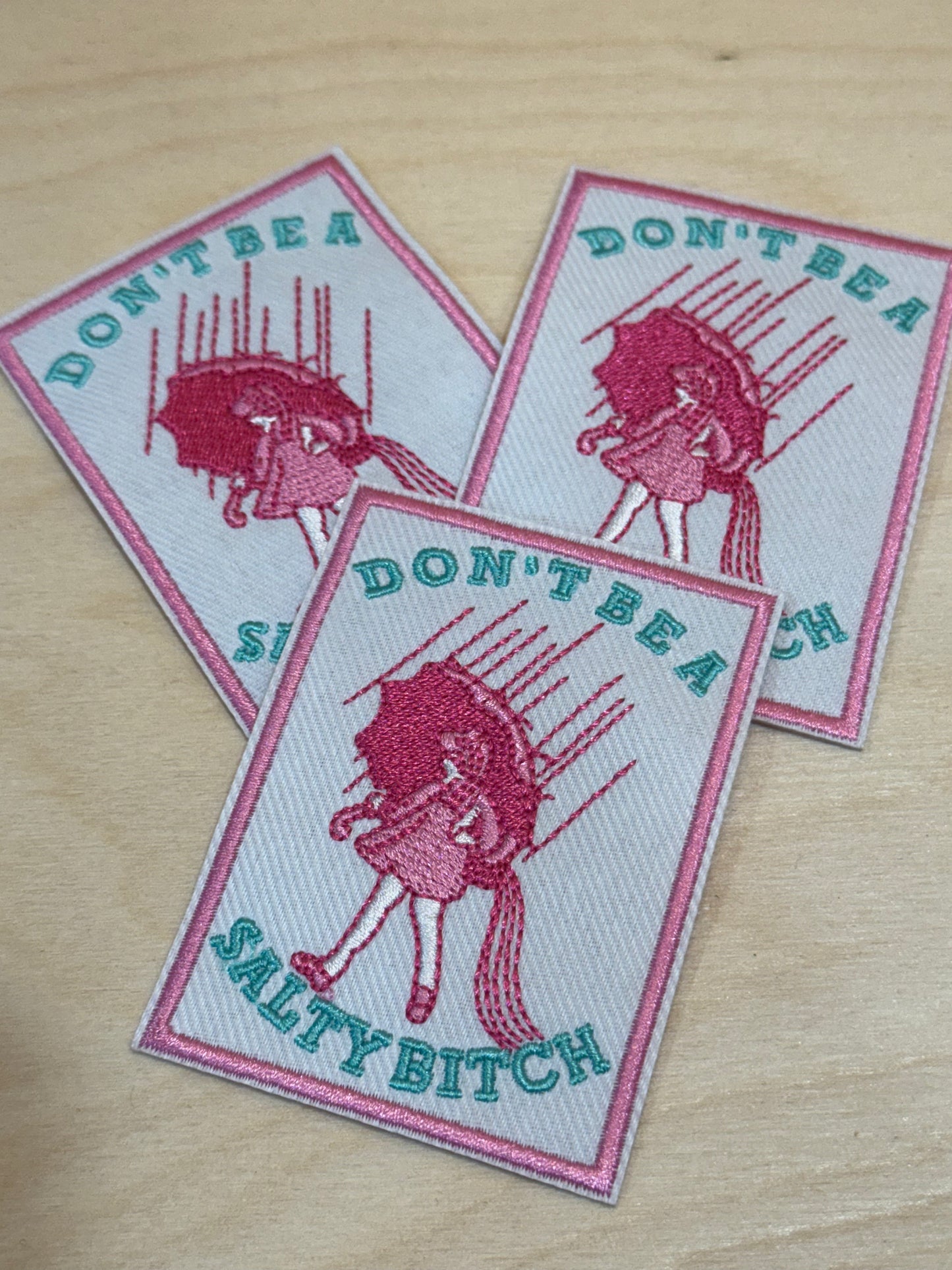 Salty Bitch Embroidered Patch
