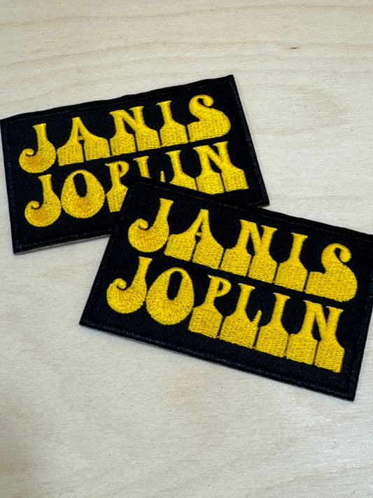 Janis Joplin Embroidered Patch