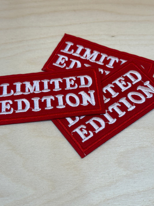 Limited Edition Embroidered Patch
