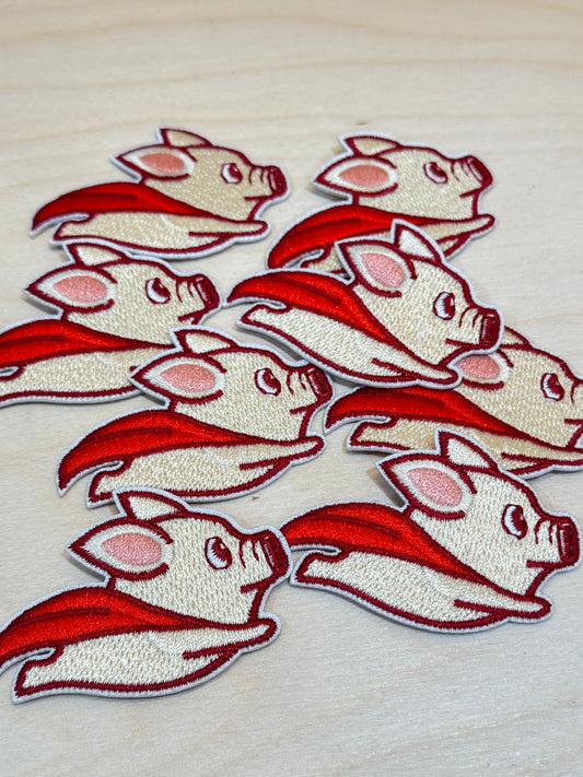 Pigs Fly Embroidered Patch