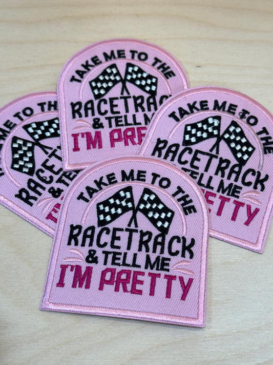 Racetrack & Pretty Embroidered Patch