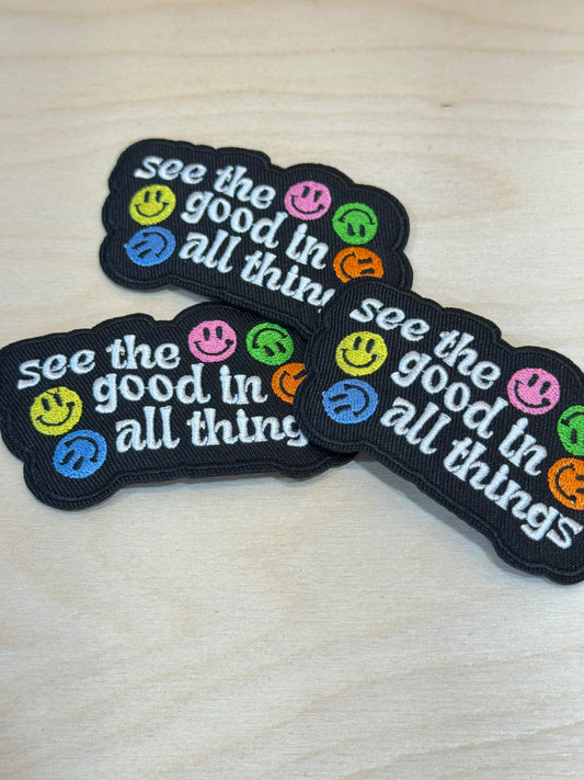 See The Good Embroidered Patch