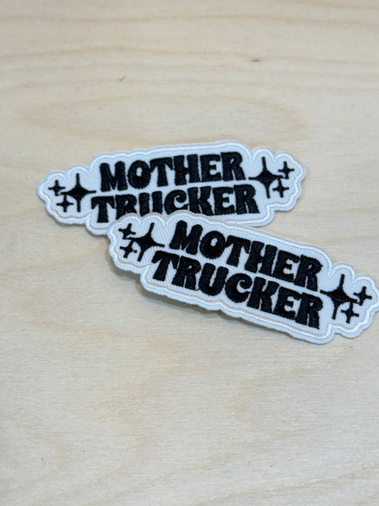 Mother Trucker Embroidered Patch