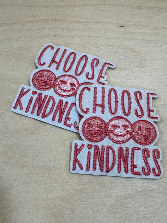 Choose Kindness Embroidered Patch