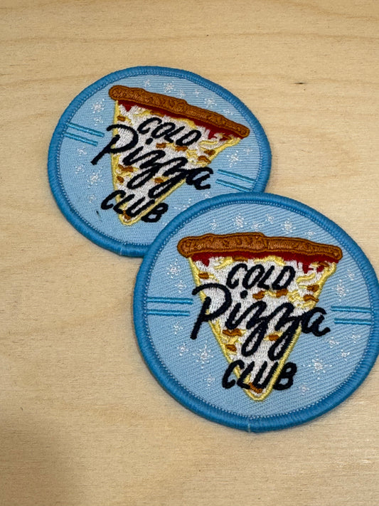 Cold Pizza Club Embroidered Patch