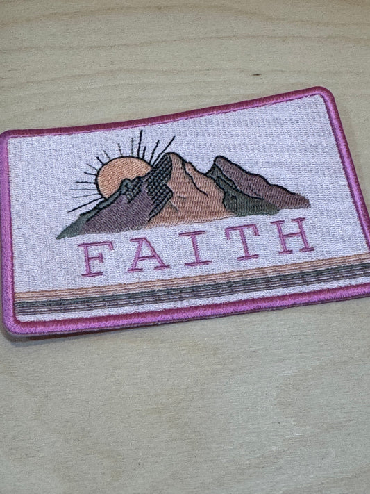 Faith Embroidered Patch
