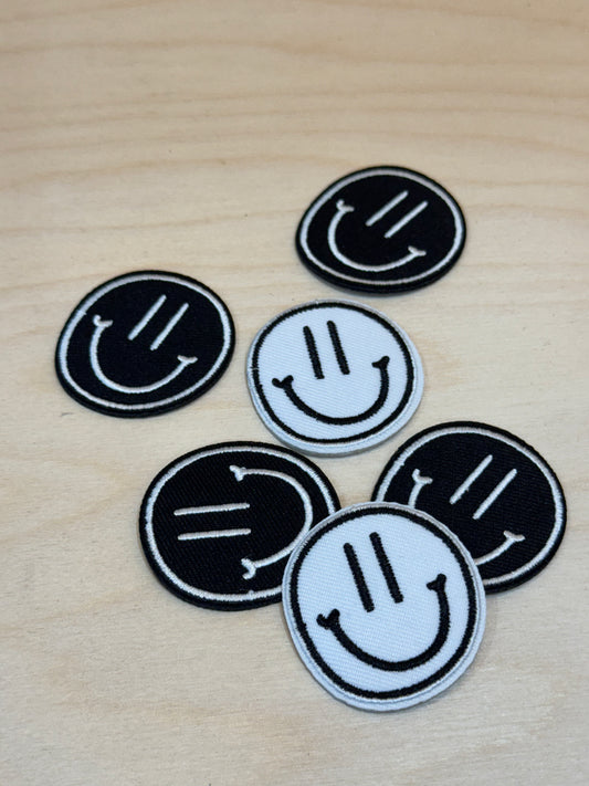 Emoji Faces Embroidered Patch
