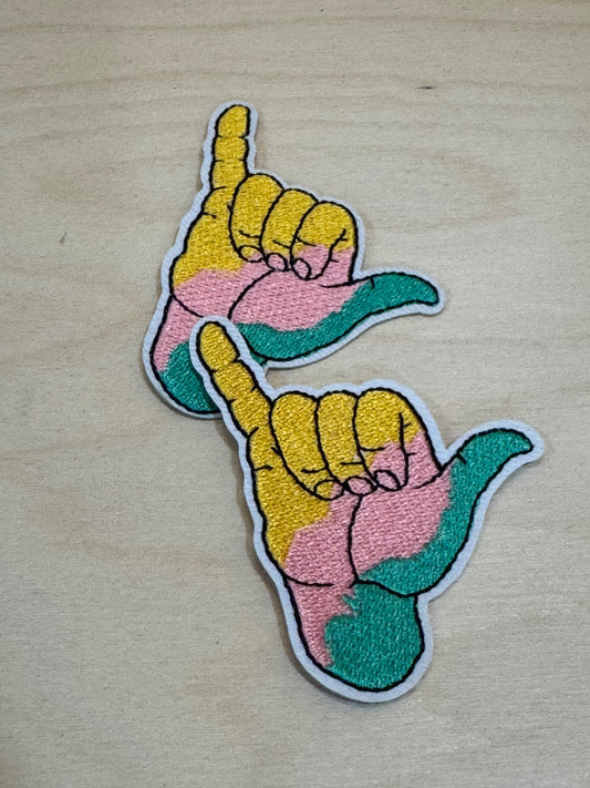 Hand Signals Embroidered Patch