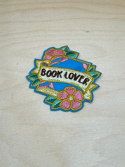 Book Lover Embroidered Patch