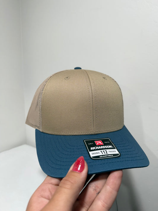 R112 Khaki/Denim Blue