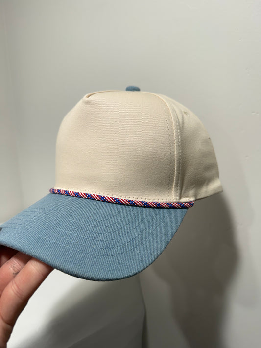 Canvas 5 Panel Neutral/Denim