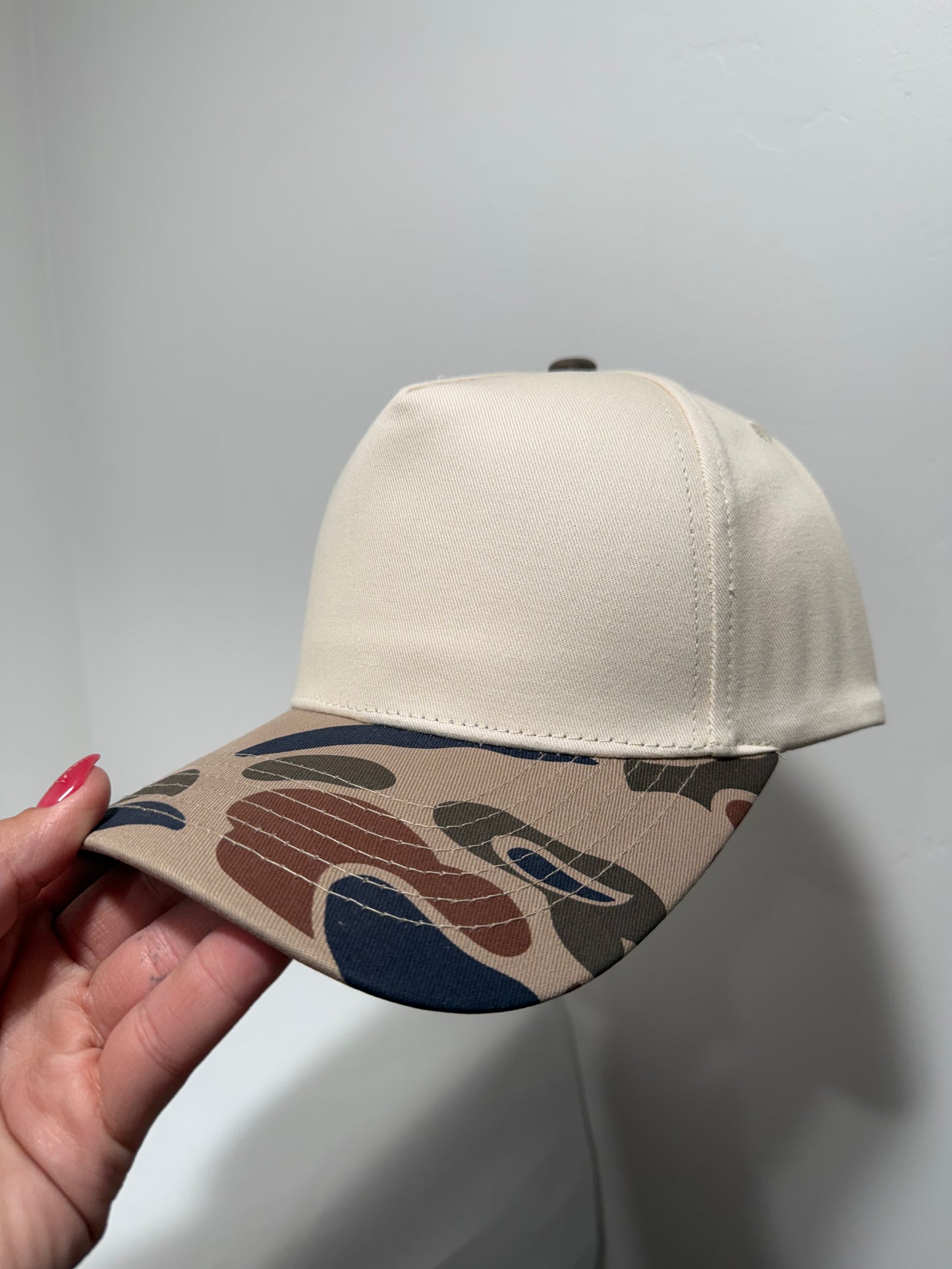 Canvas 5 Panel Neutral/Brown Camo