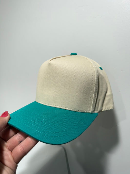 Canvas 5 Panel Neutral/Teal