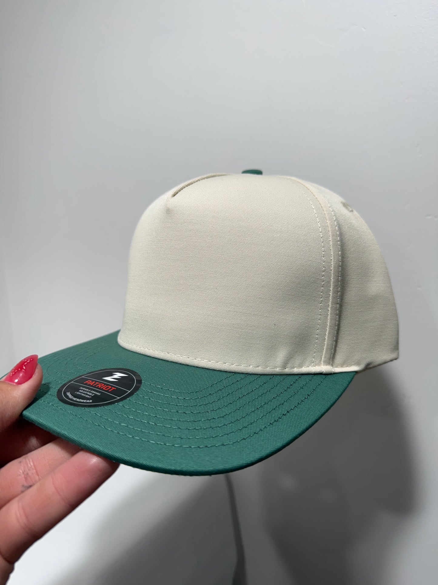 Canvas 5 Panel Neutral/Masters Green