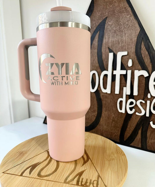 Logo + Name Tumbler Engraving