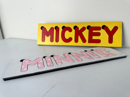 Personalized Wood Name Puzzles