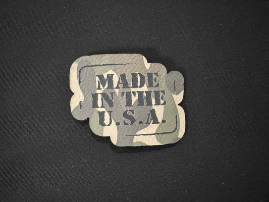 Made In The USA Leatherette Patch