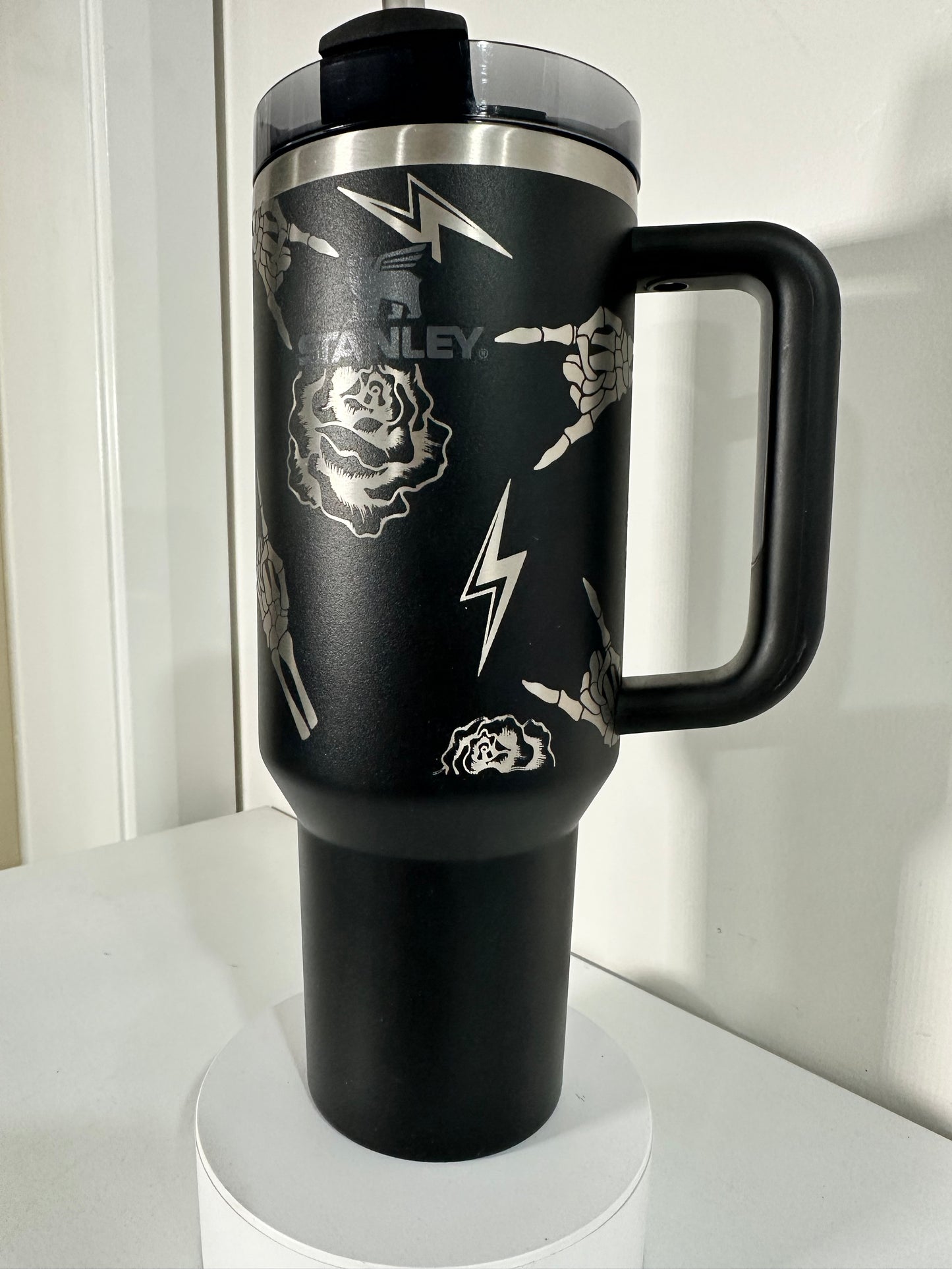 Half Wrapped Tumbler Engraving Designs