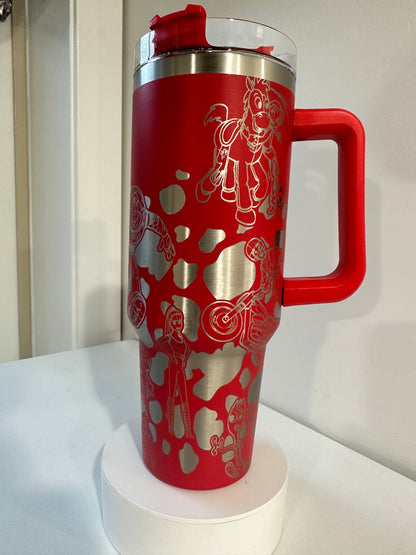 Full Wrapped Tumbler Engraving Designs