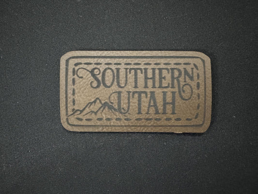 Southern Utah Leatherette Patch