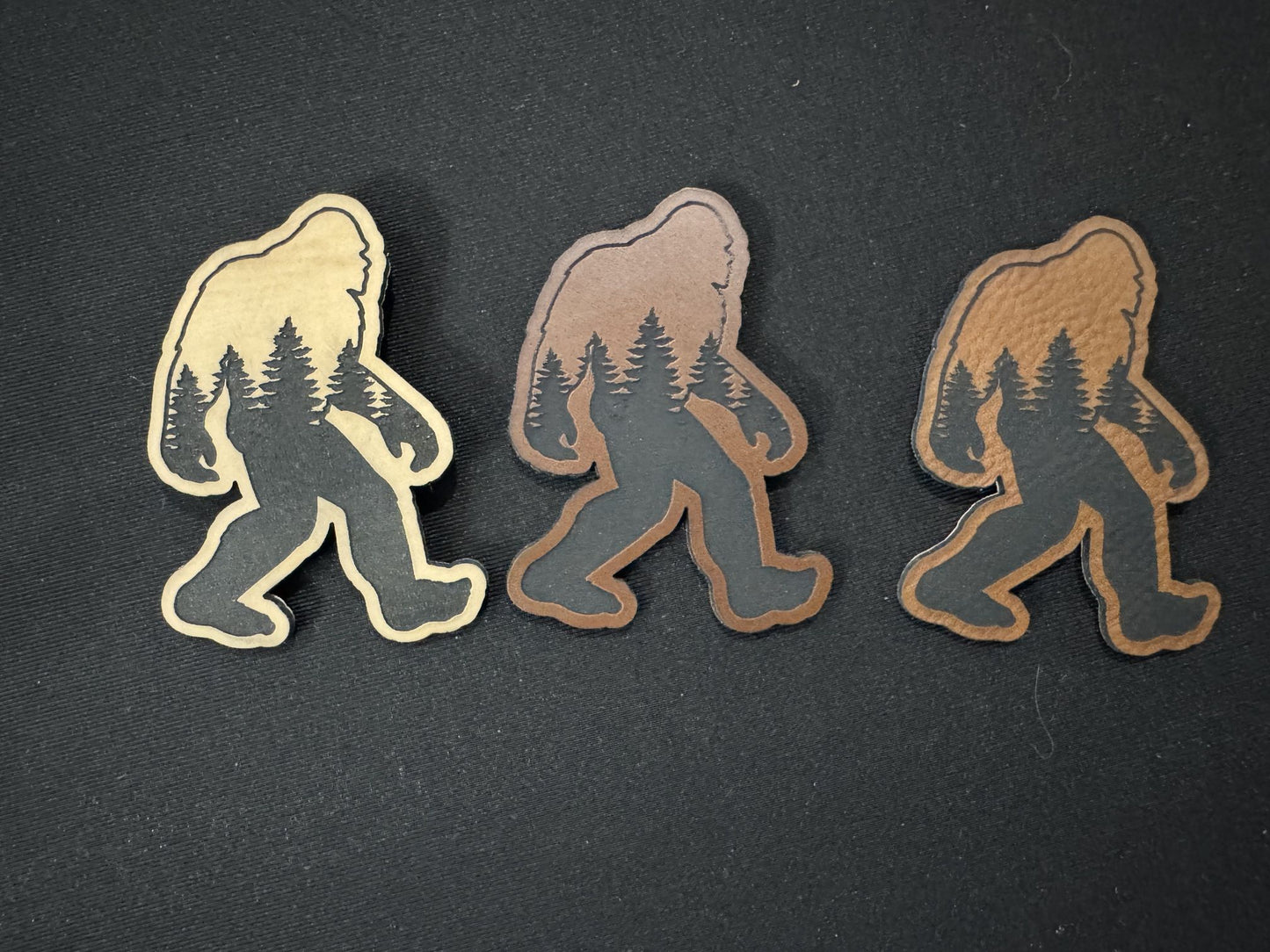 Tree Silhouette Yeti Leatherette Patch