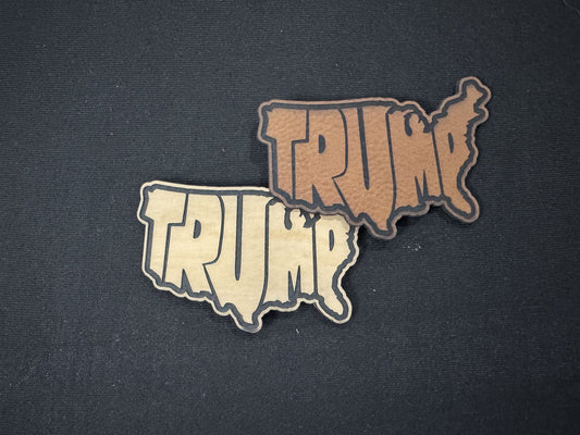 US Trump Leatherette Patch