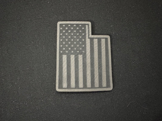 Utah Flag Leatherette Patch