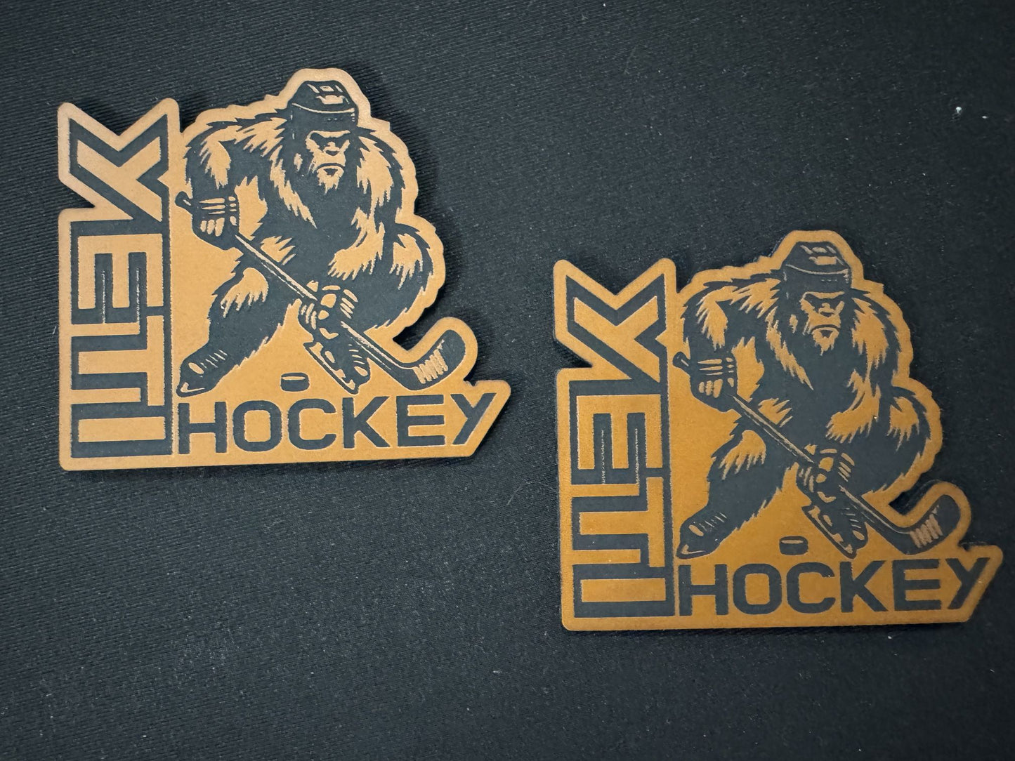 Yeti Hockey Leatherette Patch
