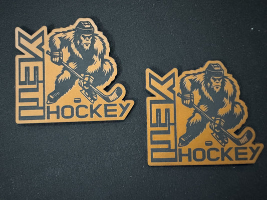 Yeti Hockey Leatherette Patch