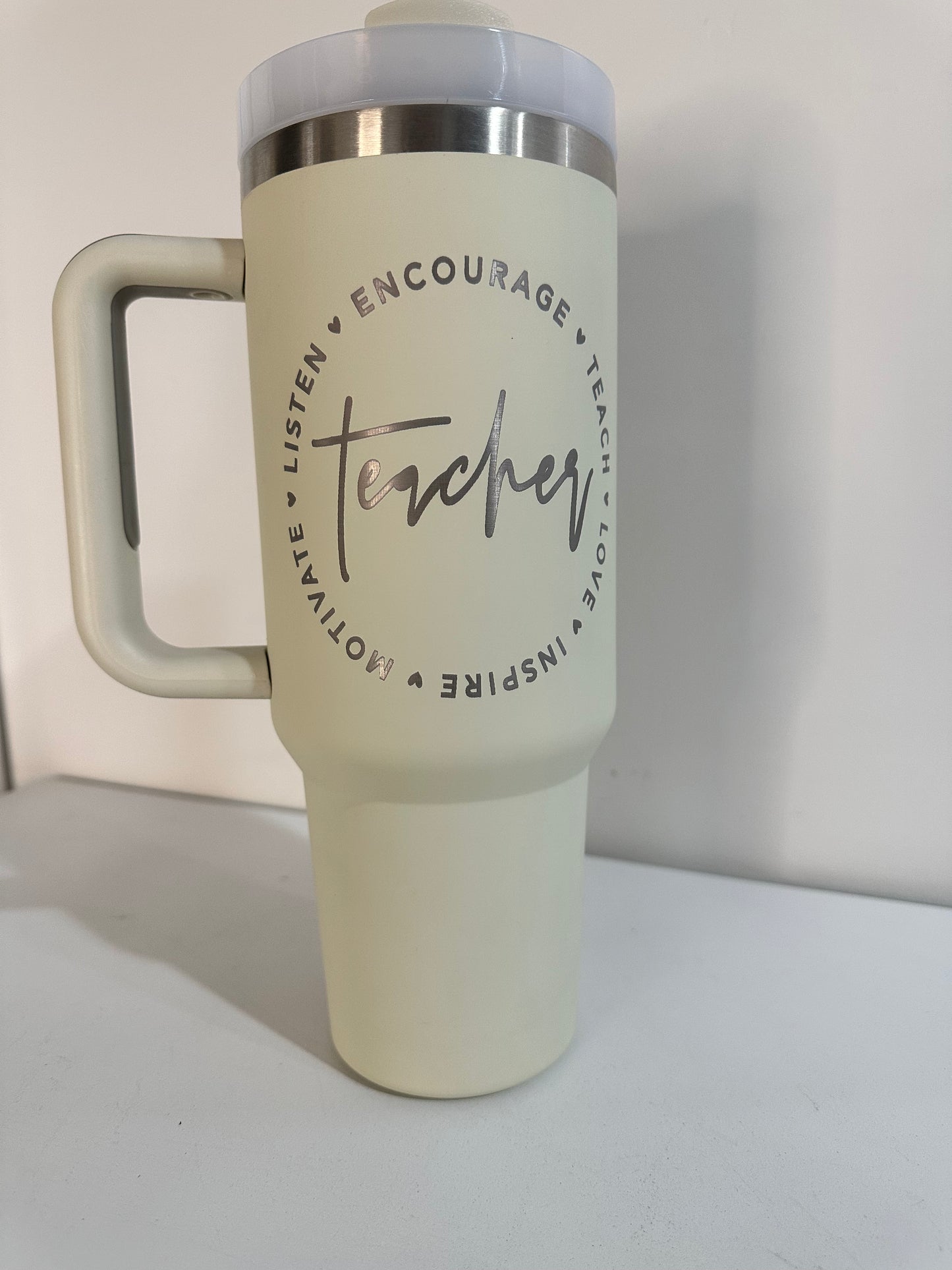Single Logo Tumbler Engraving