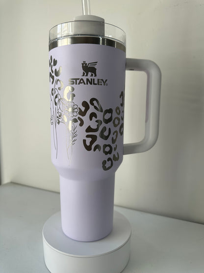 Half Wrapped Tumbler Engraving Designs