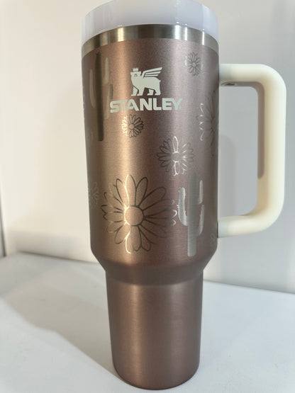 Half Wrapped Tumbler Engraving Designs