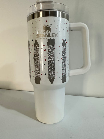 Half Wrapped Tumbler Engraving Designs