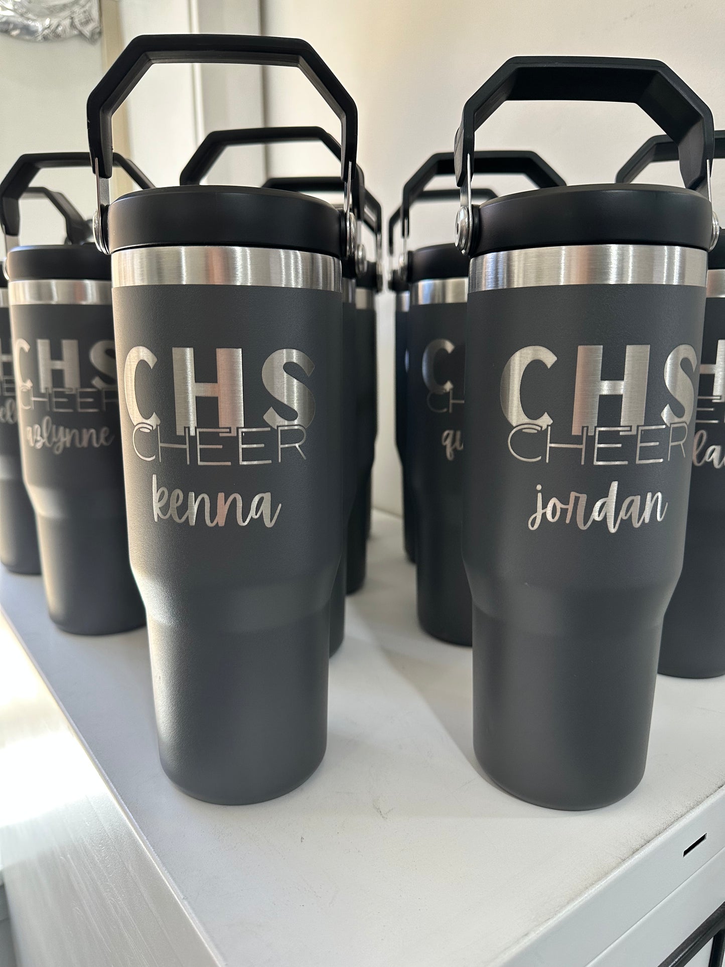 Logo + Name Tumbler Engraving