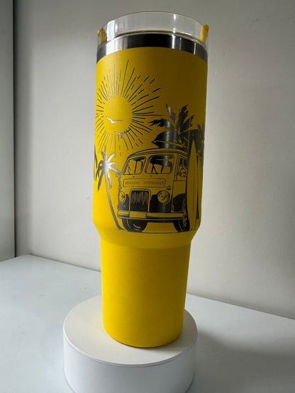 Half Wrapped Tumbler Engraving Designs