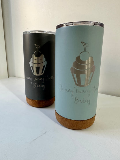 Logo + Name Tumbler Engraving