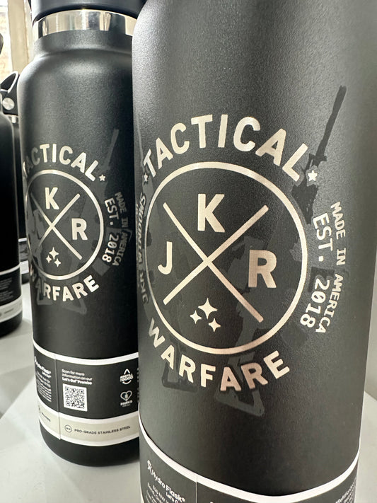 Two Part Logo Tumbler Engraving