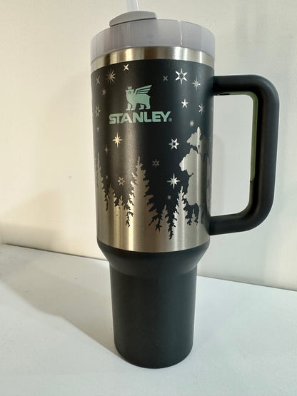 Half Wrapped Tumbler Engraving Designs