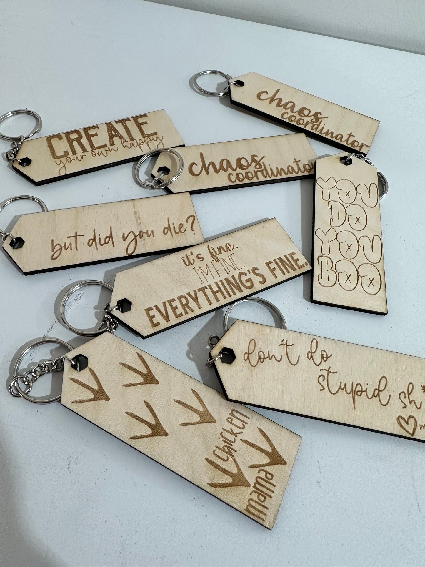 Personalized Wood Wristlets