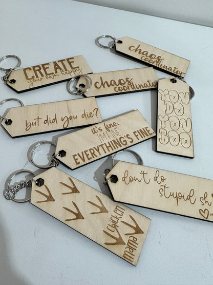 Personalized Wood Wristlets