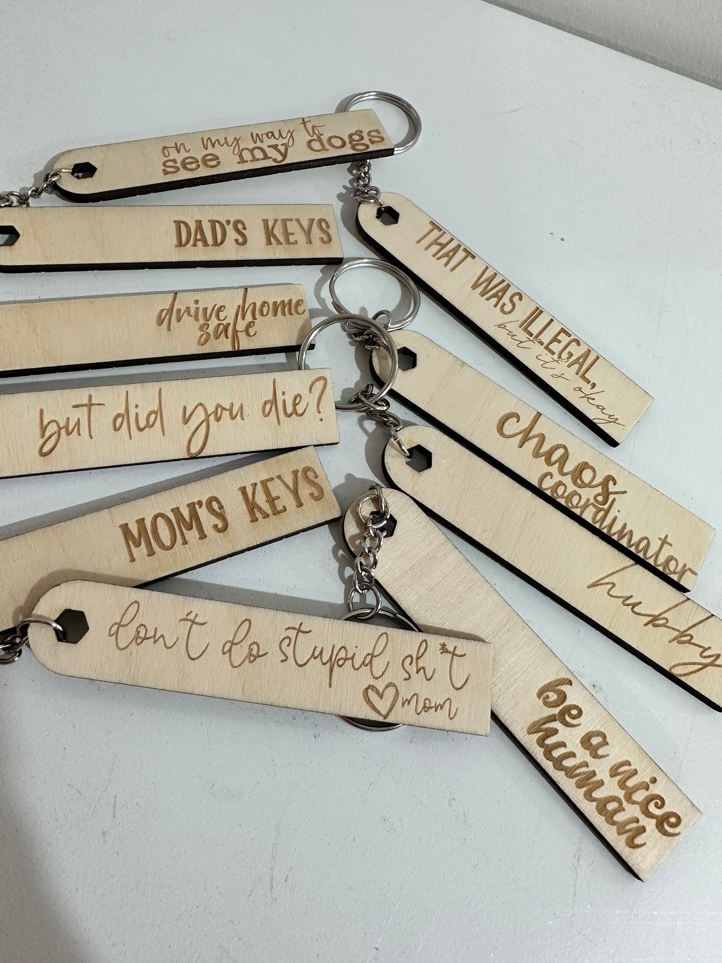 Personalized Wood Wristlets